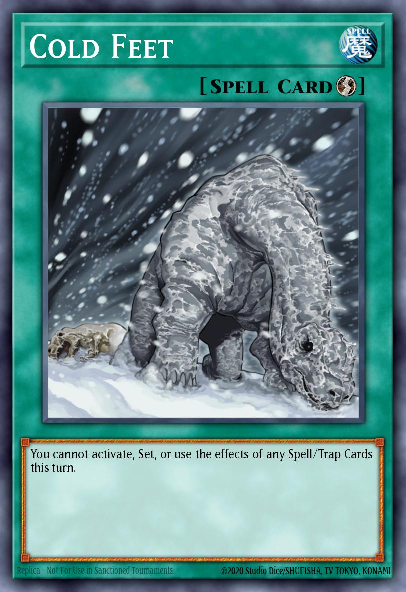 Cold Feet Yu-Gi-Oh card