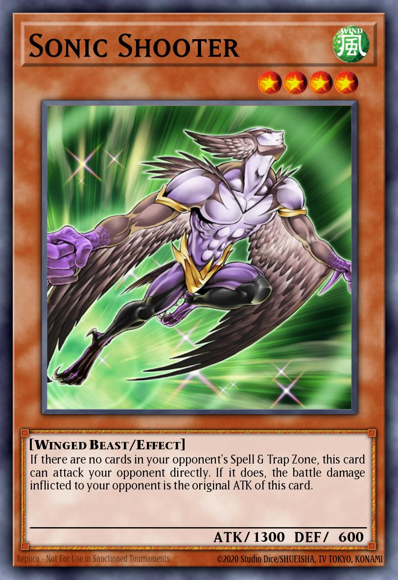 Sonic Shooter Yu-Gi-Oh card