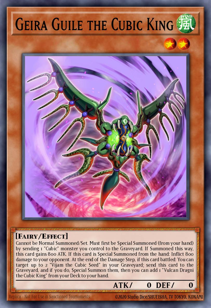 Geira Guile the Cubic King Yu-Gi-Oh card