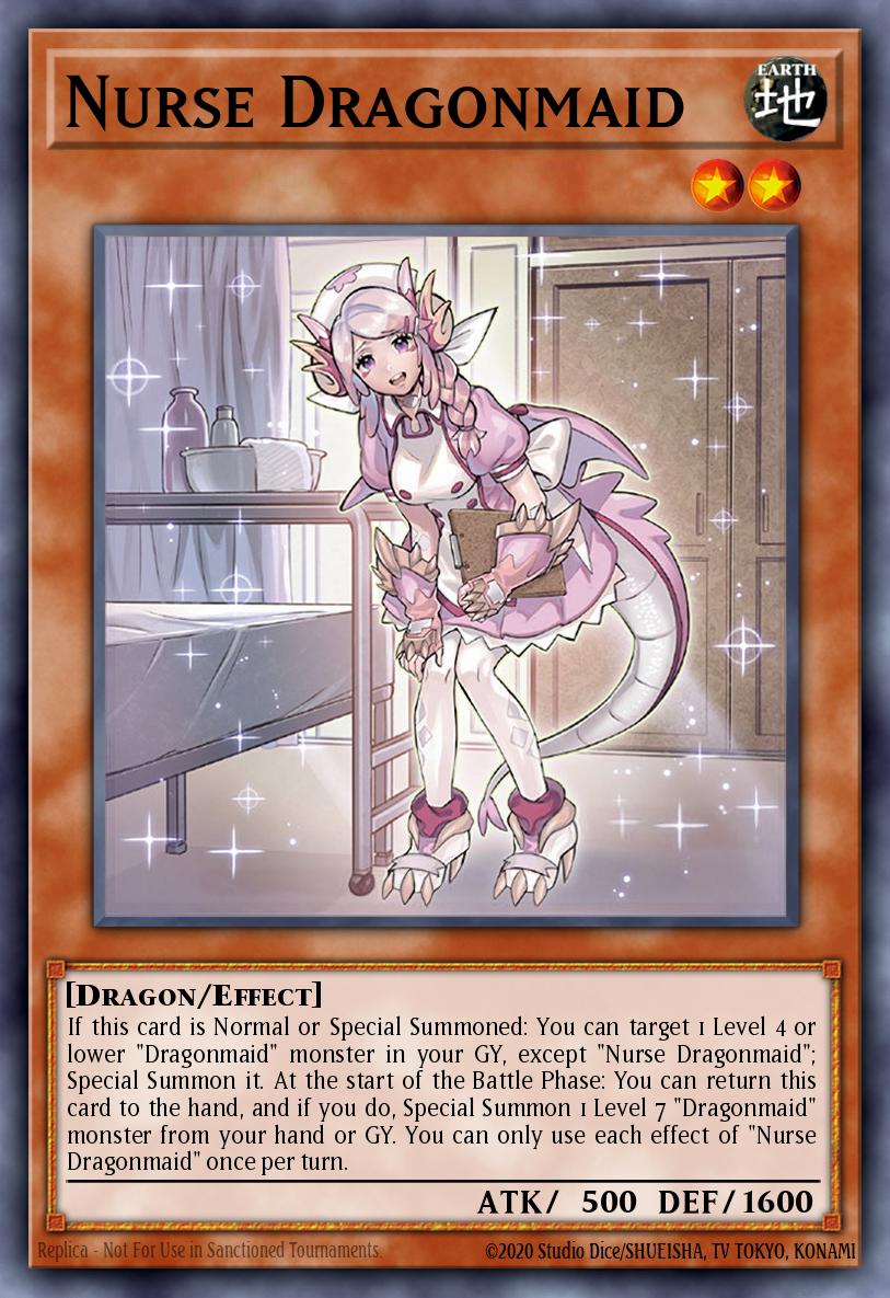Nurse Dragonmaid Yu-Gi-Oh card