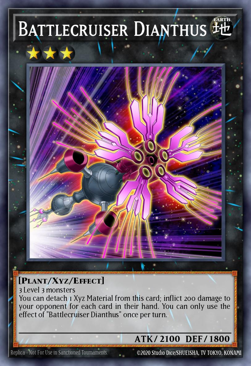 Battlecruiser Dianthus Yu-Gi-Oh card