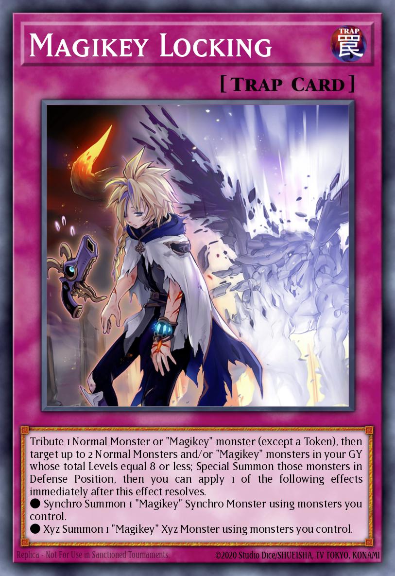 Magikey Locking Yu-Gi-Oh card