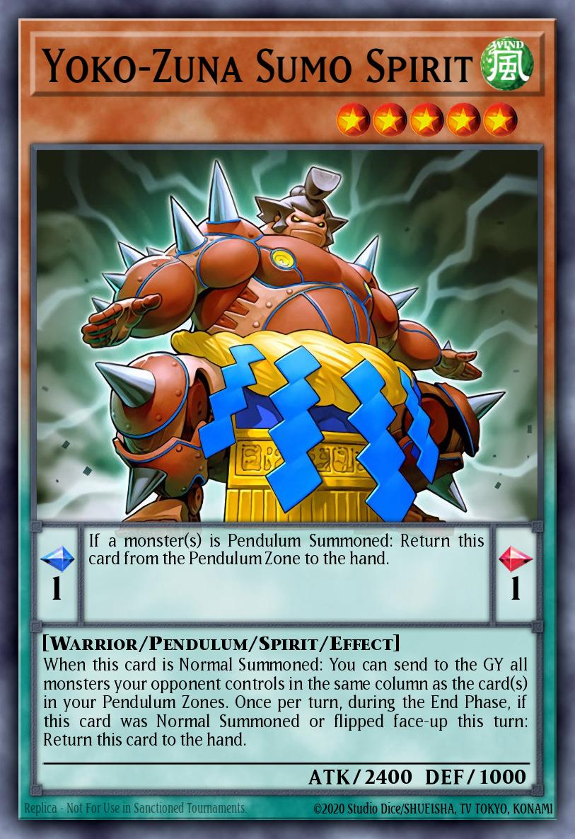 Yoko-Zuna Sumo Spirit Yu-Gi-Oh card