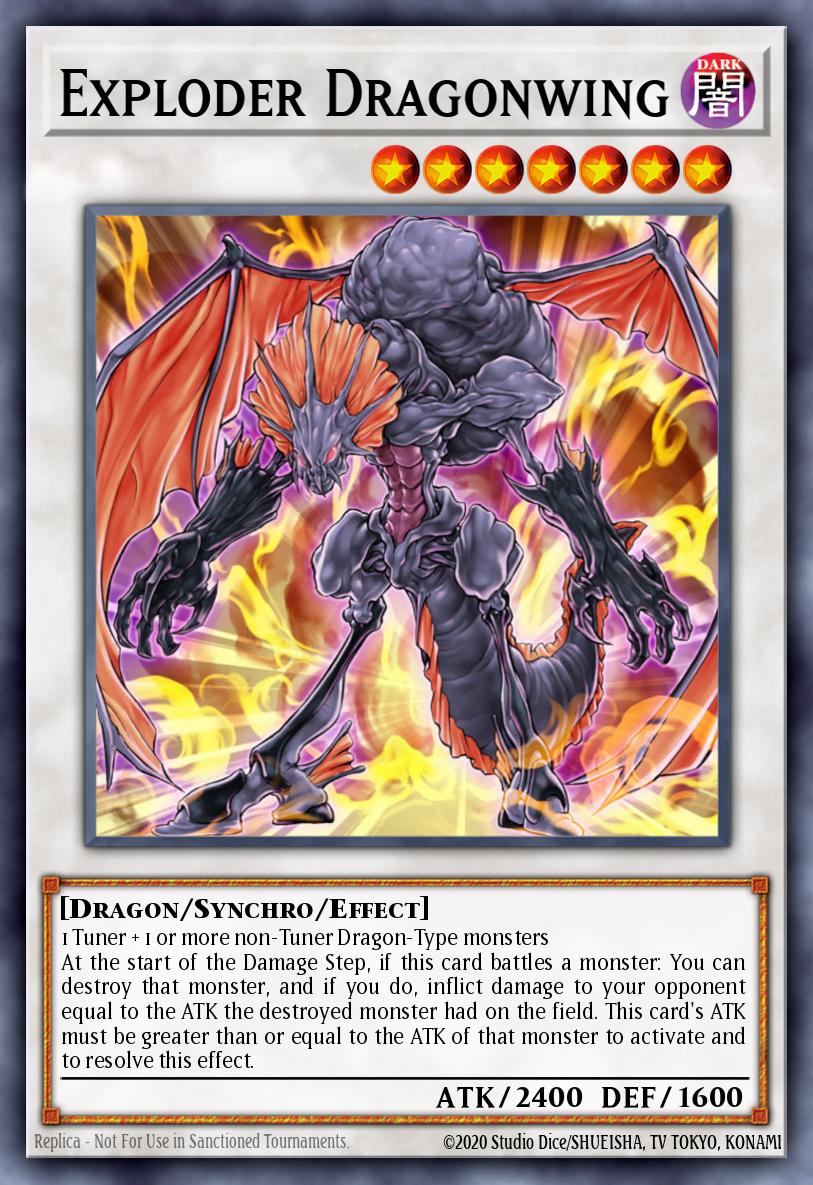 Exploder Dragonwing Yu-Gi-Oh card