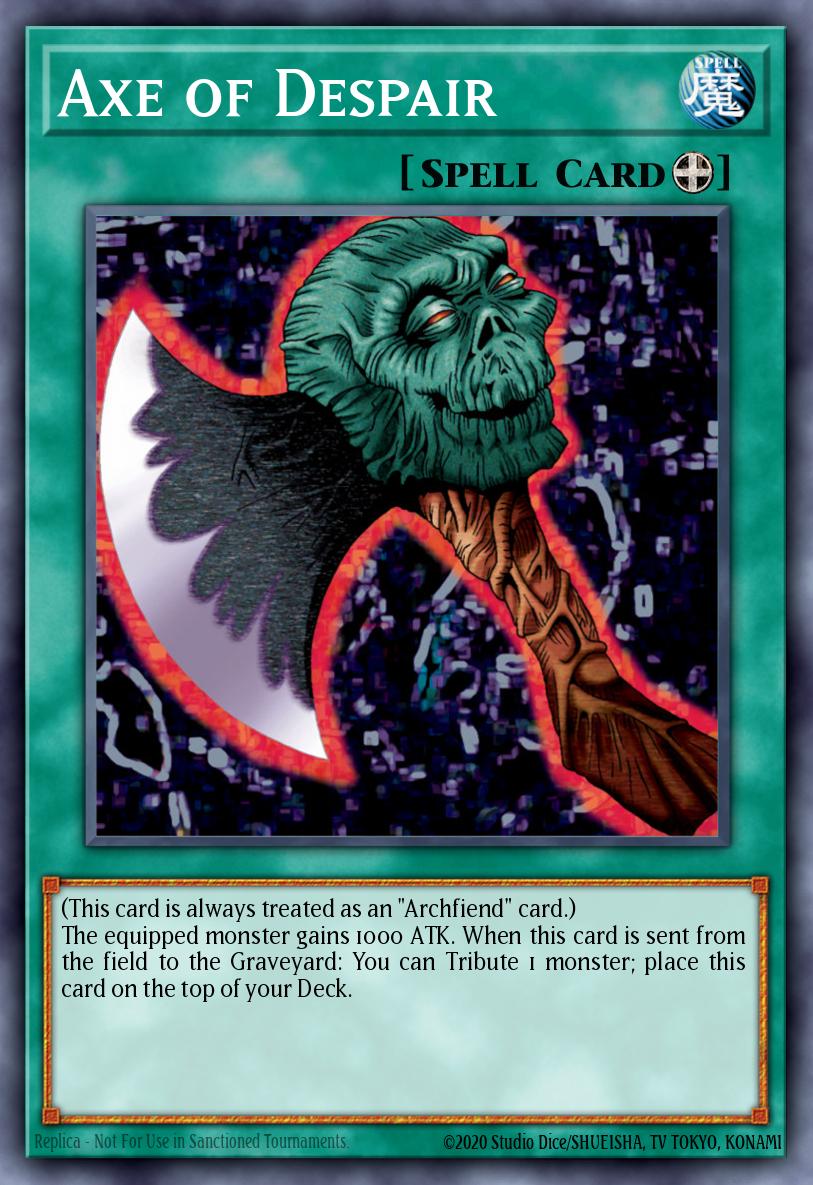 Axe of Despair Yu-Gi-Oh card