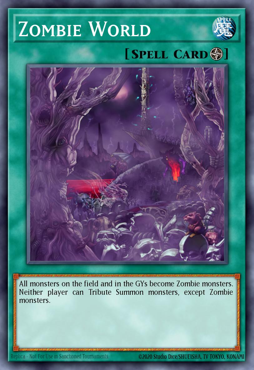 Zombie World Yu-Gi-Oh card