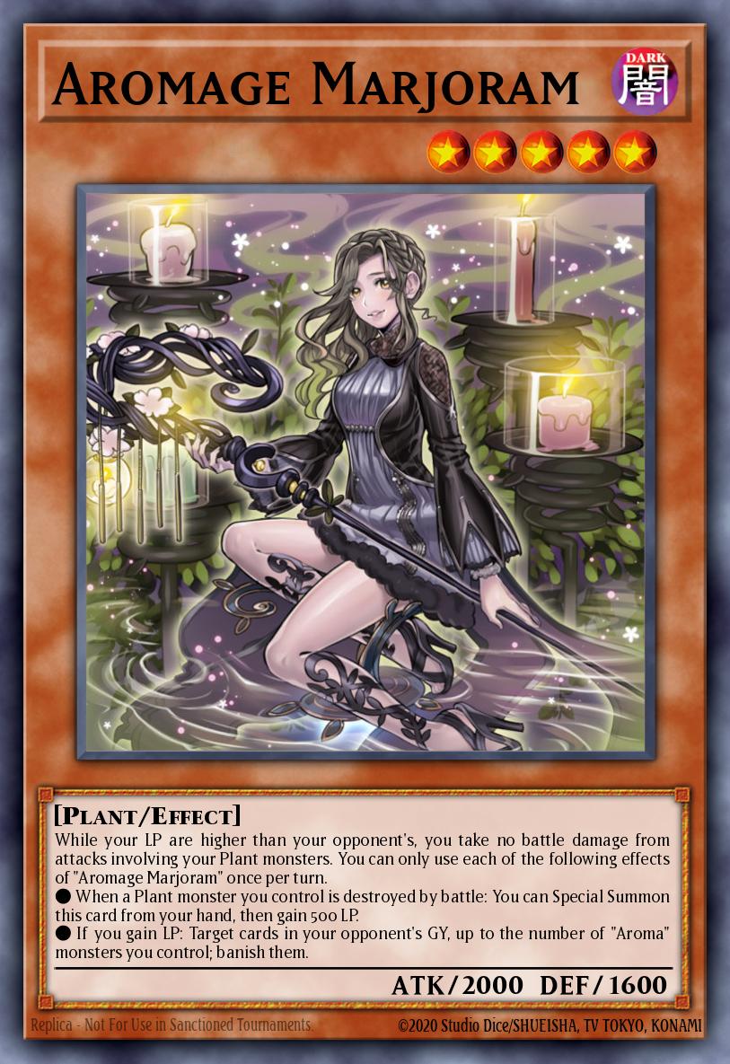 Aromage Marjoram Yu-Gi-Oh card