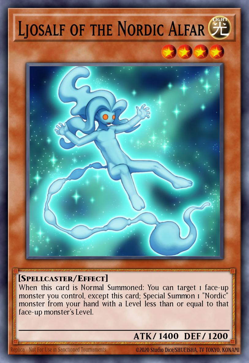 Ljosalf of the Nordic Alfar Yu-Gi-Oh card
