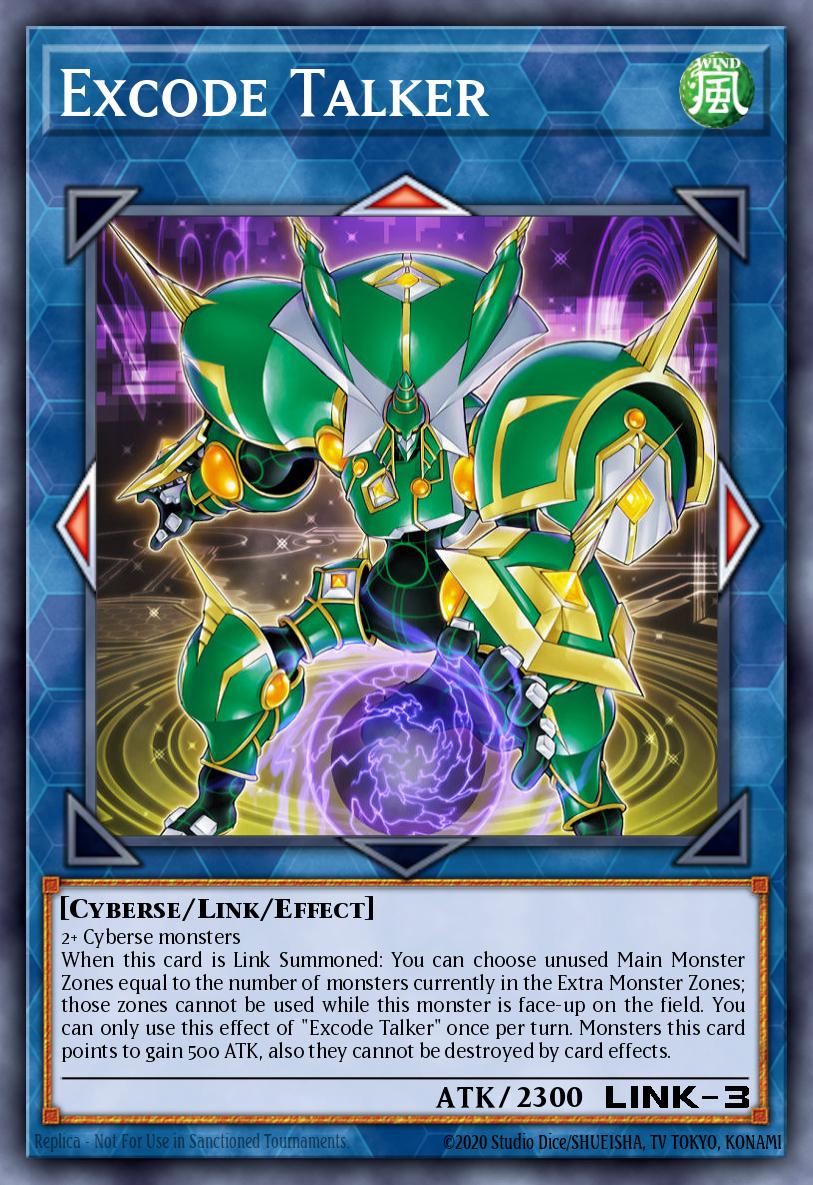 Excode Talker Yu-Gi-Oh card