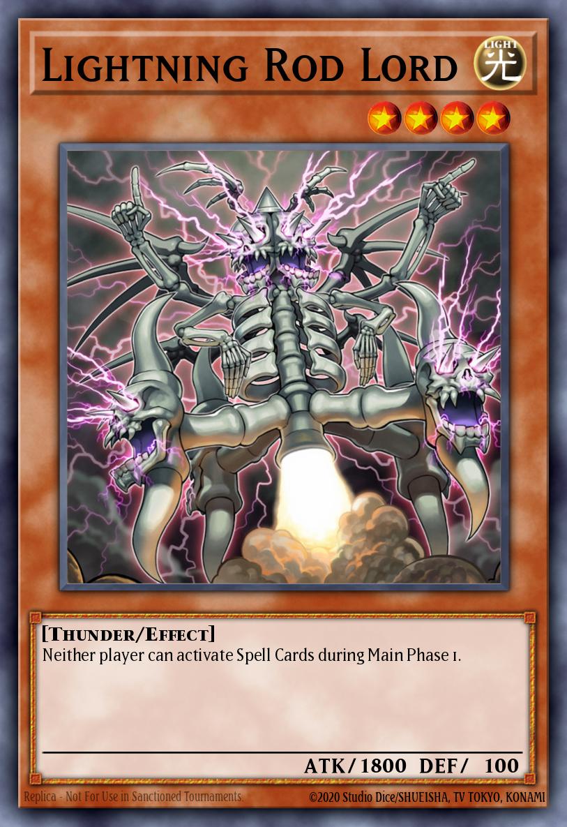 Lightning Rod Lord Yu-Gi-Oh card