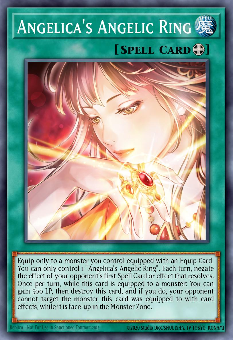 Angelica's Angelic Ring Yu-Gi-Oh card