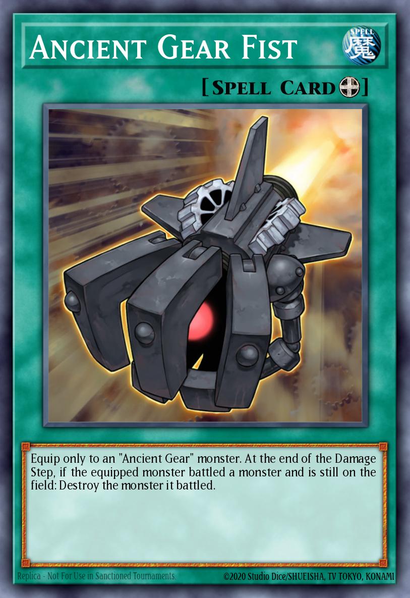 Ancient Gear Fist Yu-Gi-Oh card