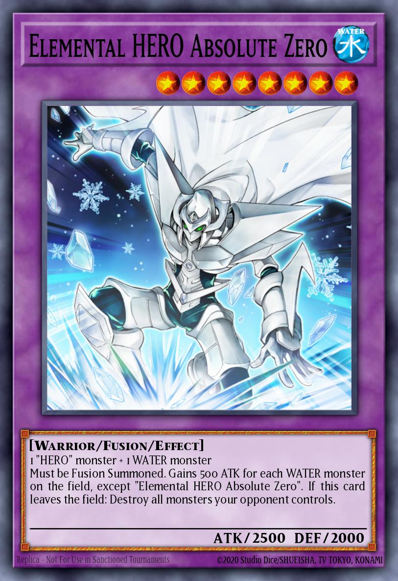 Elemental HERO Absolute Zero Yu-Gi-Oh card