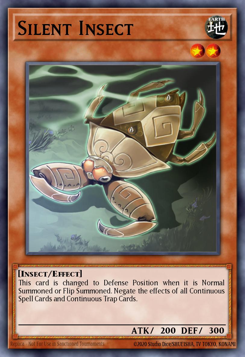 Silent Insect Yu-Gi-Oh card