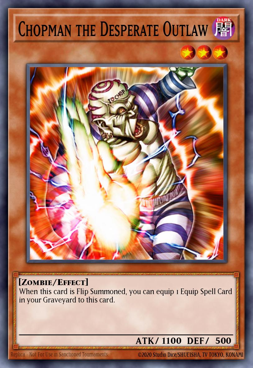 Chopman the Desperate Outlaw Yu-Gi-Oh card