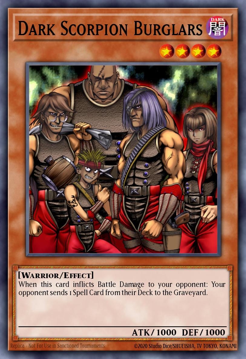 Dark Scorpion Burglars Yu-Gi-Oh card