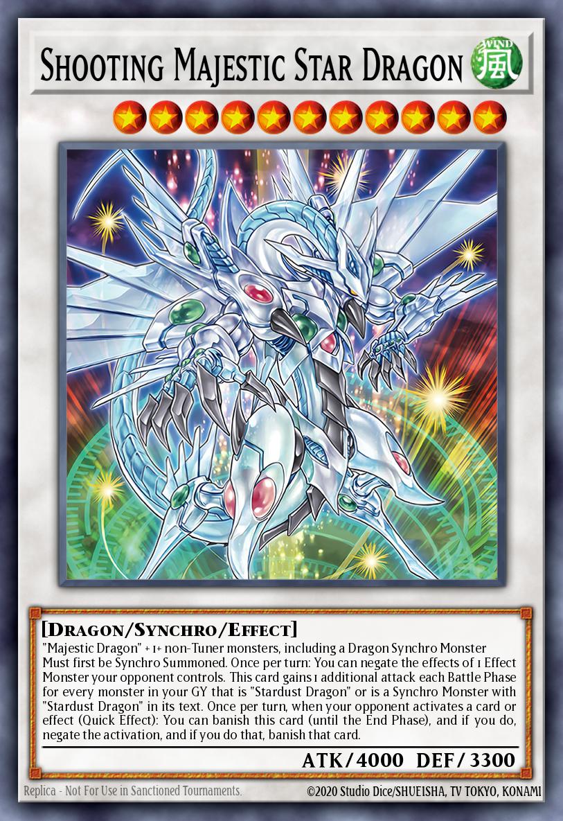 Shooting Majestic Star Dragon Yu-Gi-Oh card