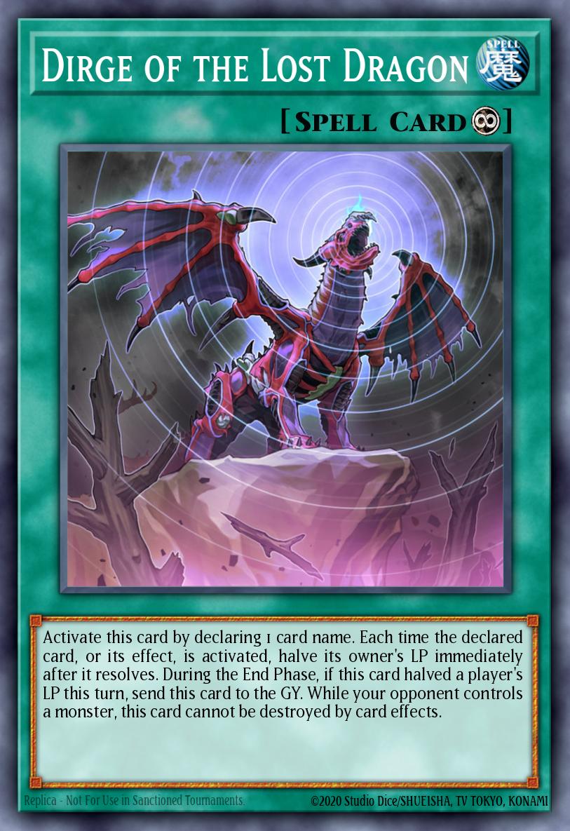 Dirge of the Lost Dragon Yu-Gi-Oh card