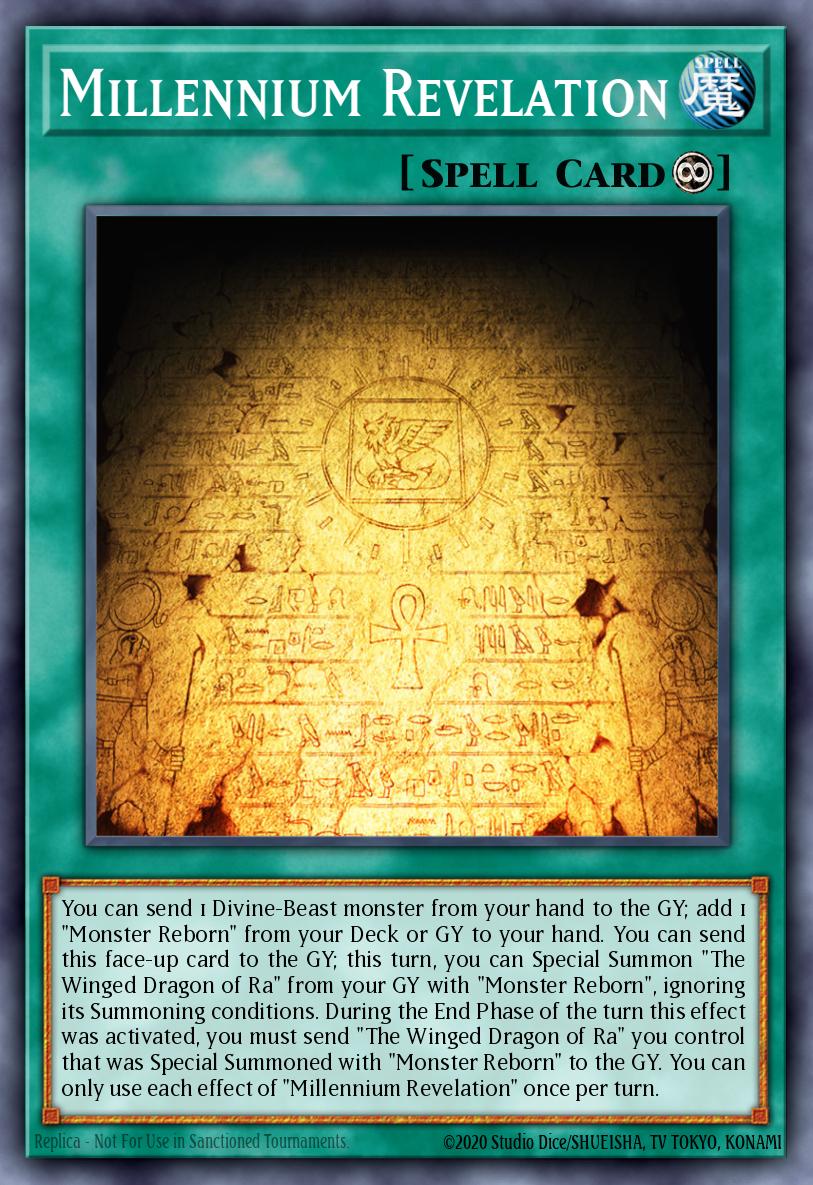Millennium Revelation Yu-Gi-Oh card