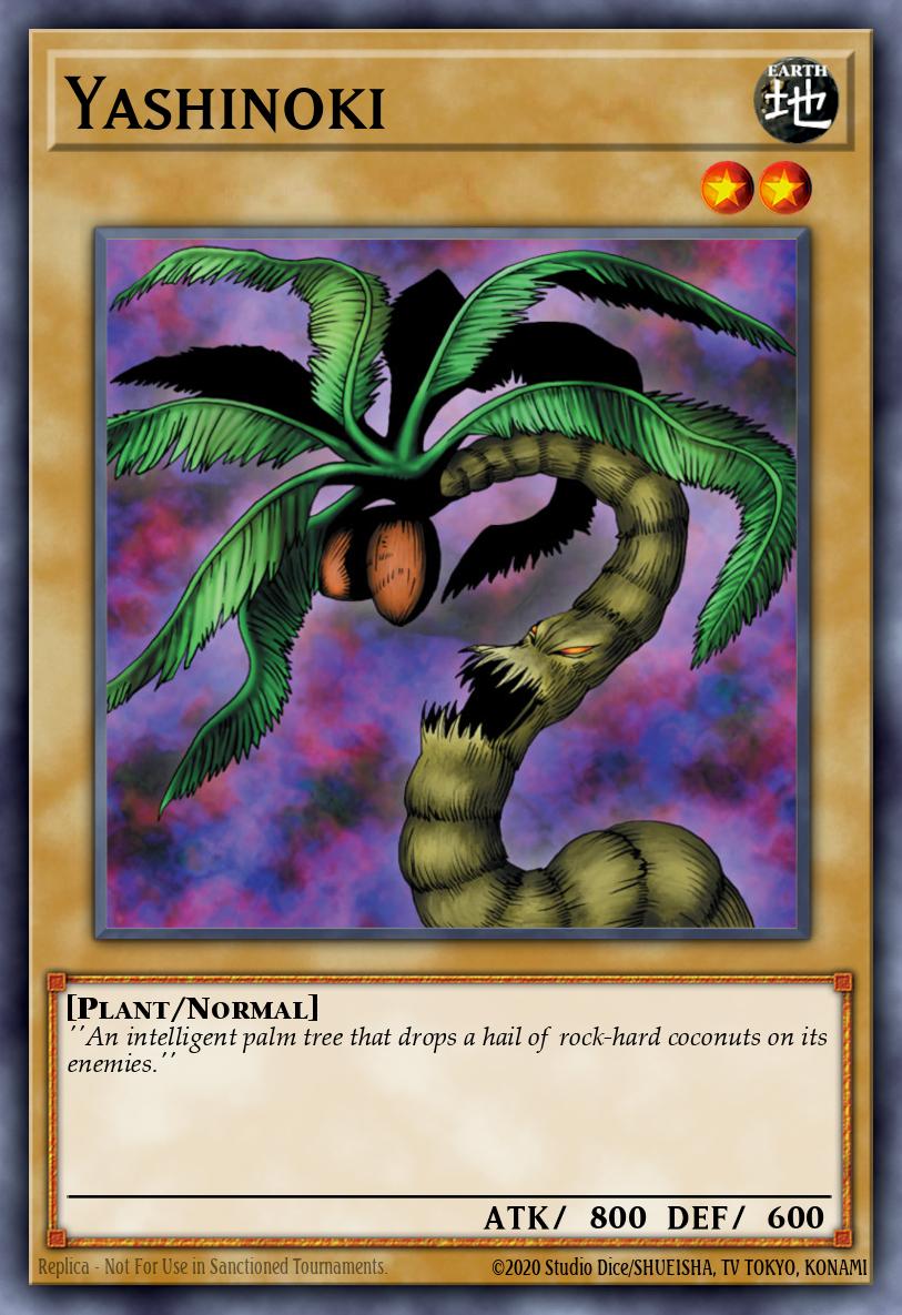 Yashinoki Yu-Gi-Oh card