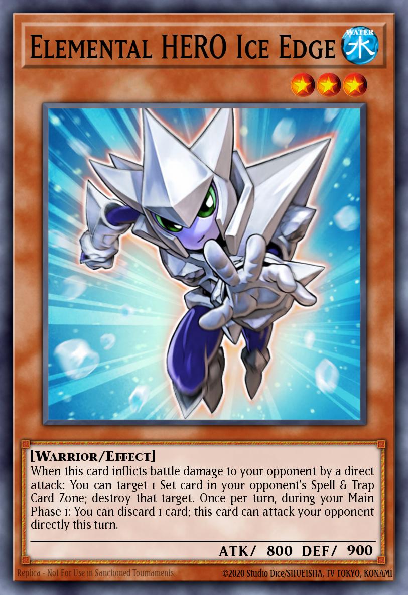 Elemental HERO Ice Edge Yu-Gi-Oh card