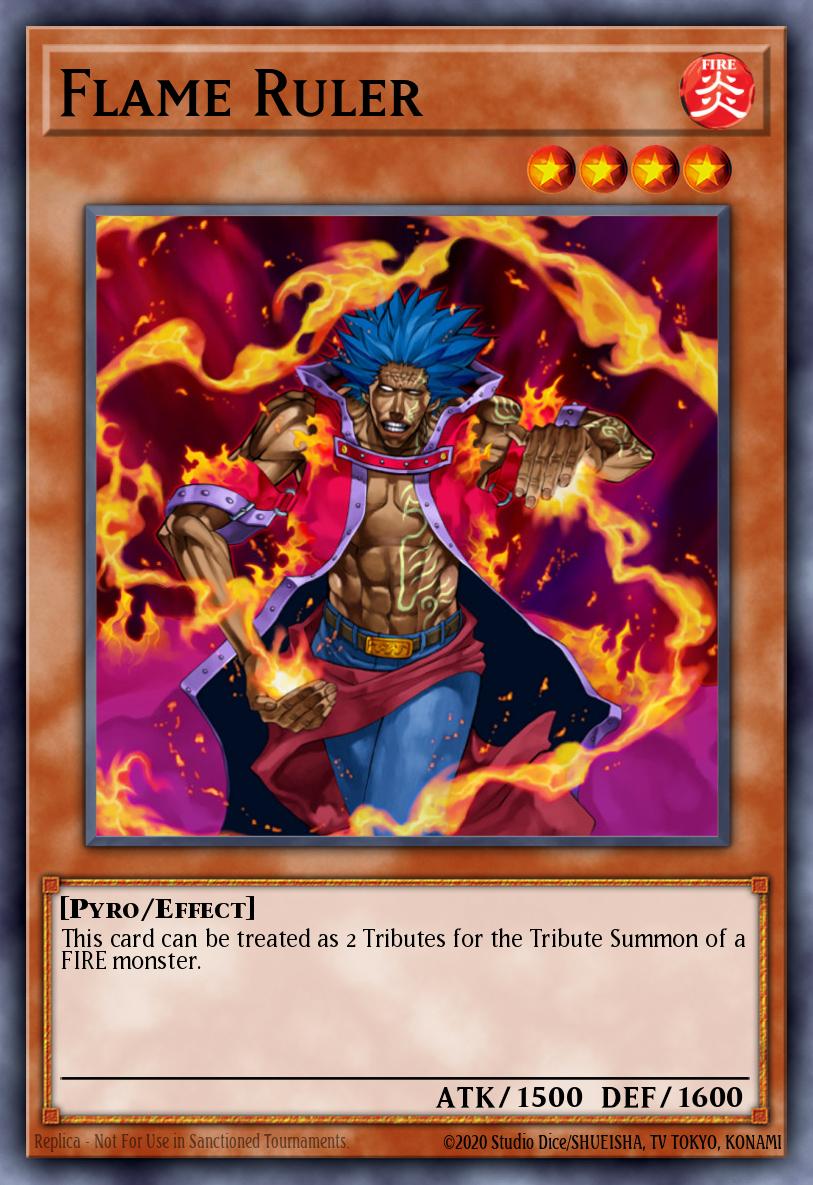 Flame Ruler Yu-Gi-Oh card