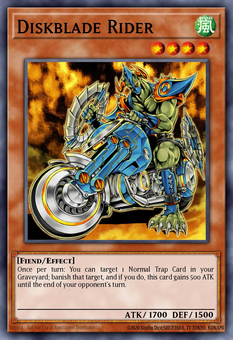 Diskblade Rider Yu-Gi-Oh card