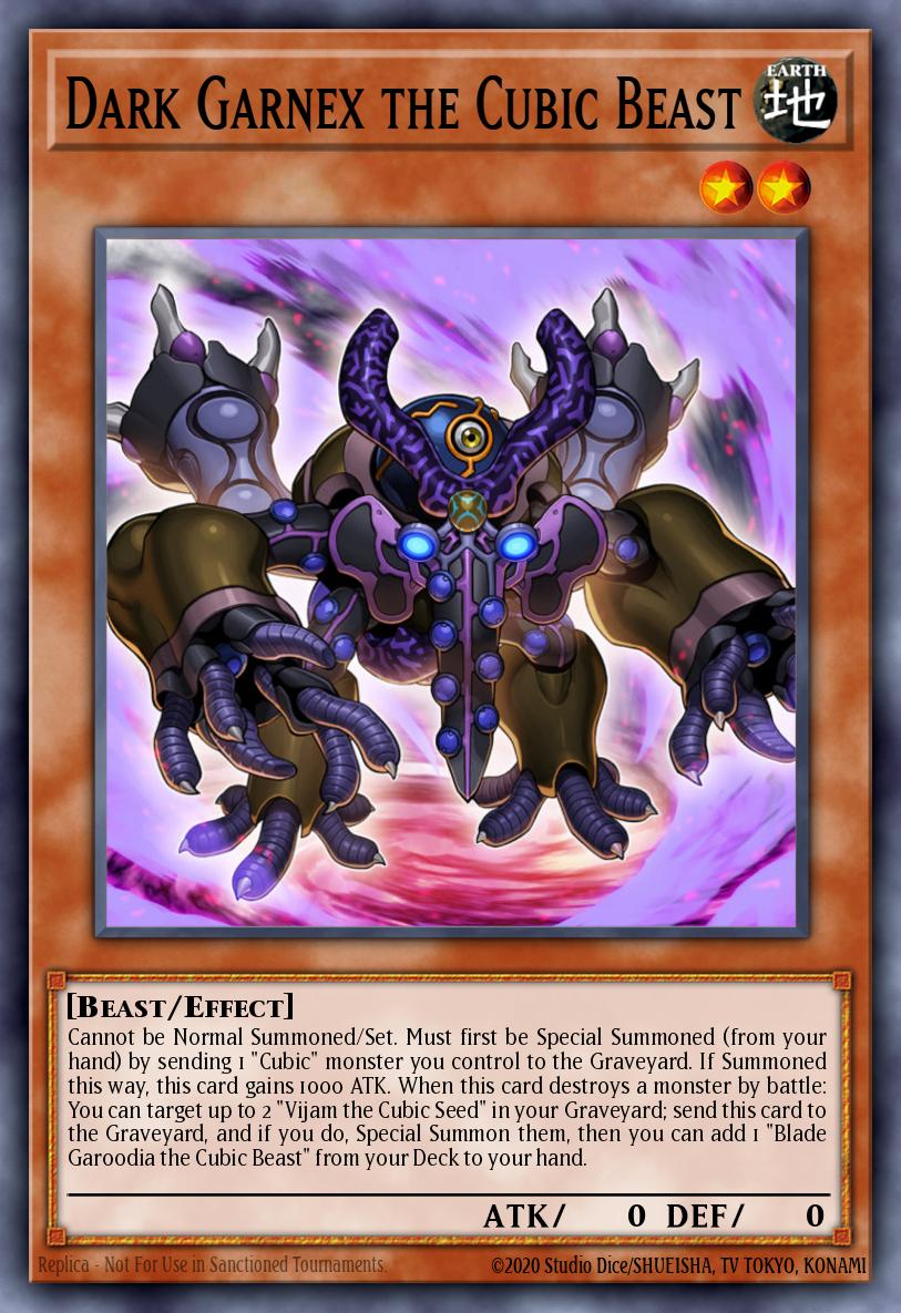 Dark Garnex the Cubic Beast Yu-Gi-Oh card