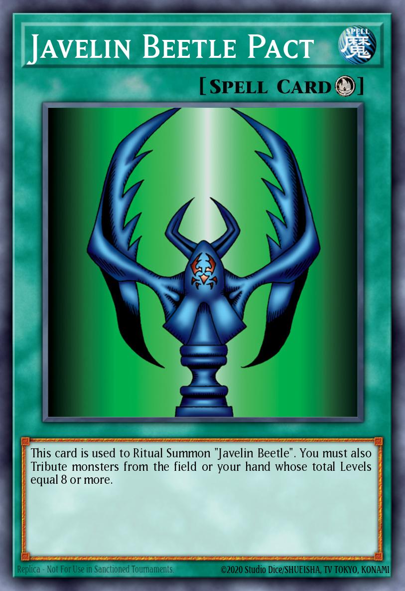 Javelin Beetle Pact Yu-Gi-Oh card
