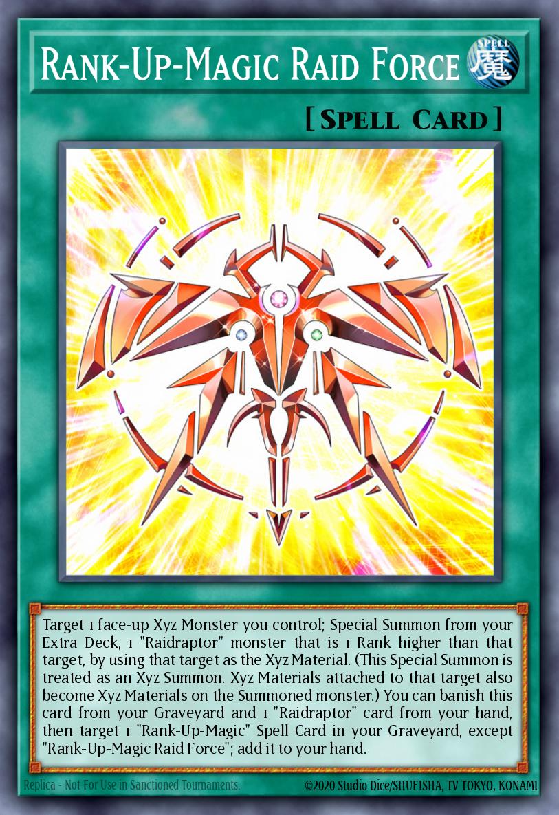 Rank-Up-Magic Raid Force Yu-Gi-Oh card