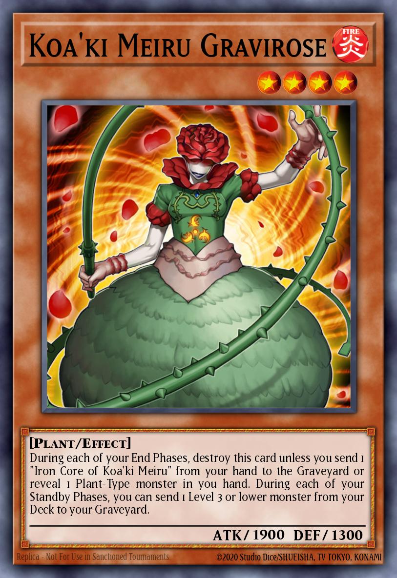 Koa'ki Meiru Gravirose Yu-Gi-Oh card