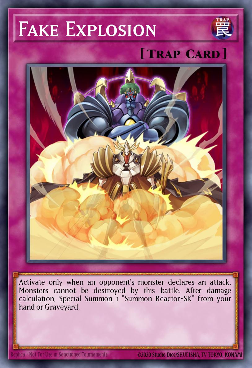 Fake Explosion Yu-Gi-Oh card