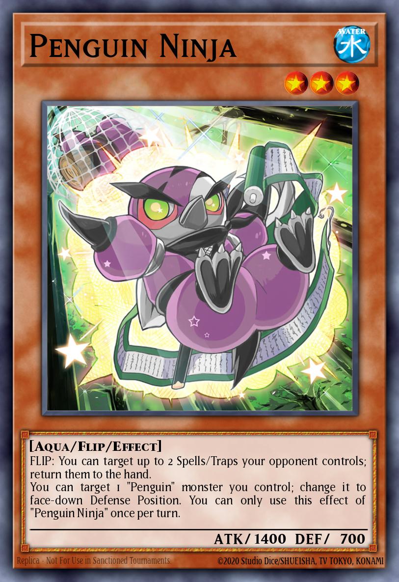 Penguin Ninja Yu-Gi-Oh card