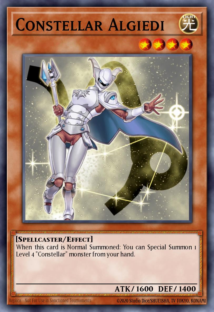 Constellar Algiedi Yu-Gi-Oh card