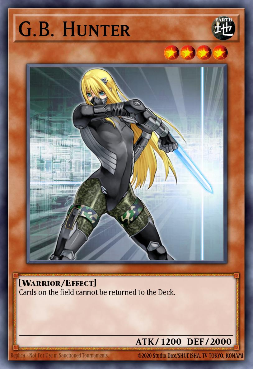 G.B. Hunter Yu-Gi-Oh card