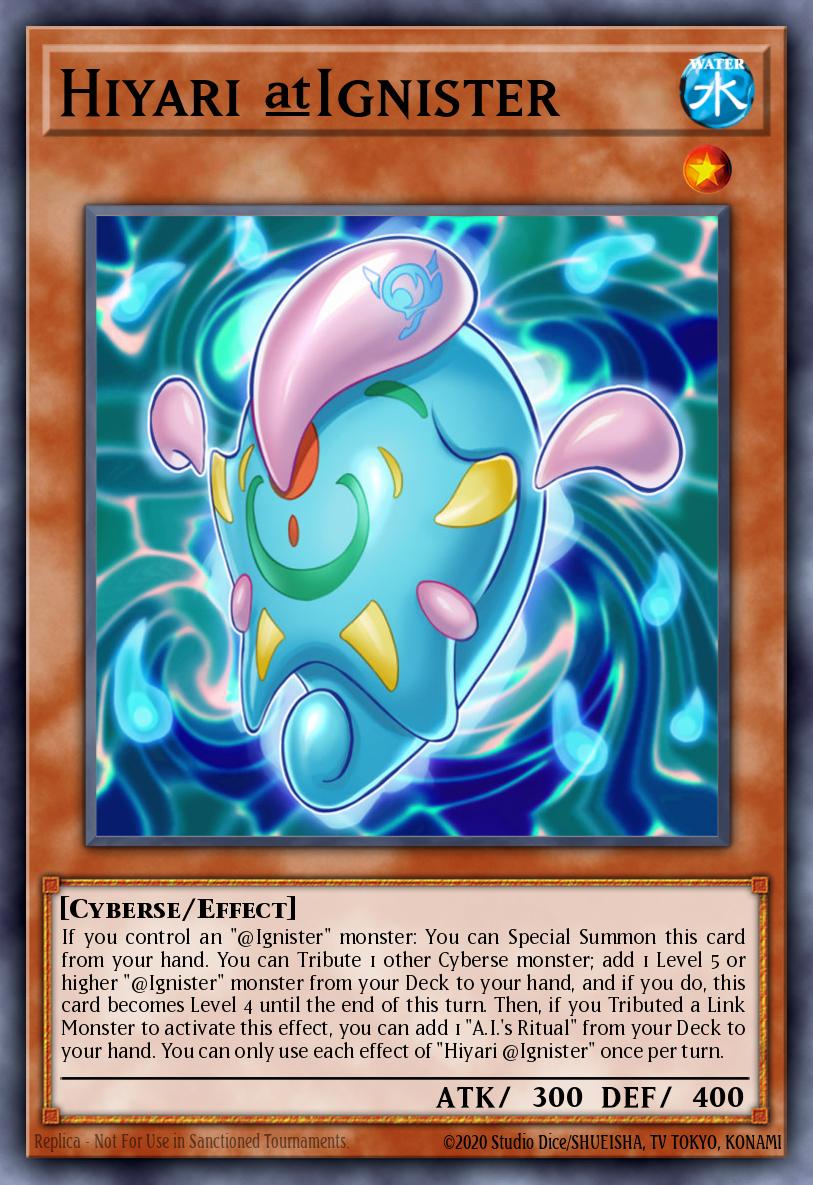 Hiyari @Ignister Yu-Gi-Oh card