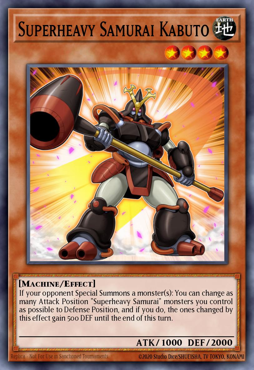 Superheavy Samurai Kabuto Yu-Gi-Oh card