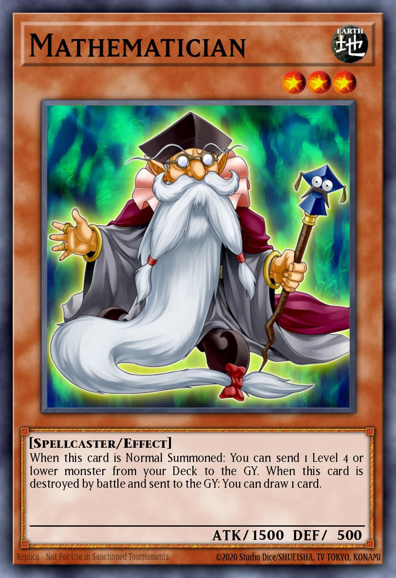 Mathematician Yu-Gi-Oh card