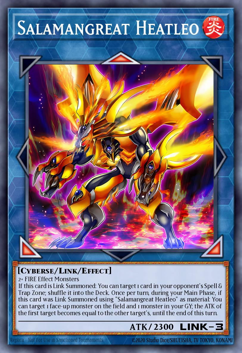 Salamangreat Heatleo Yu-Gi-Oh card