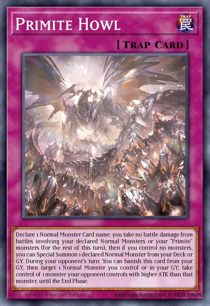 Primite Howl Yu-Gi-Oh card