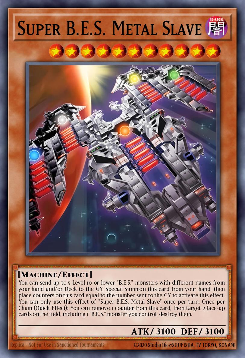 Super B.E.S. Metal Slave Yu-Gi-Oh card