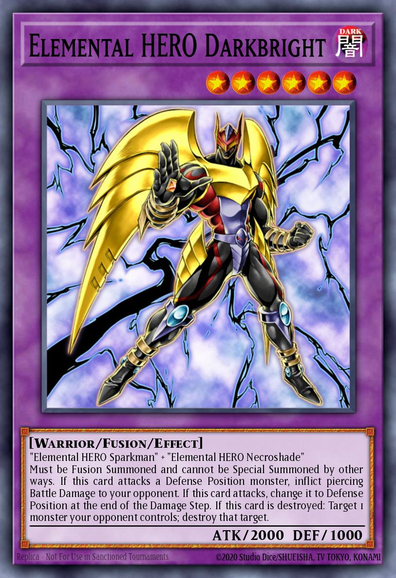 Elemental HERO Darkbright Yu-Gi-Oh card