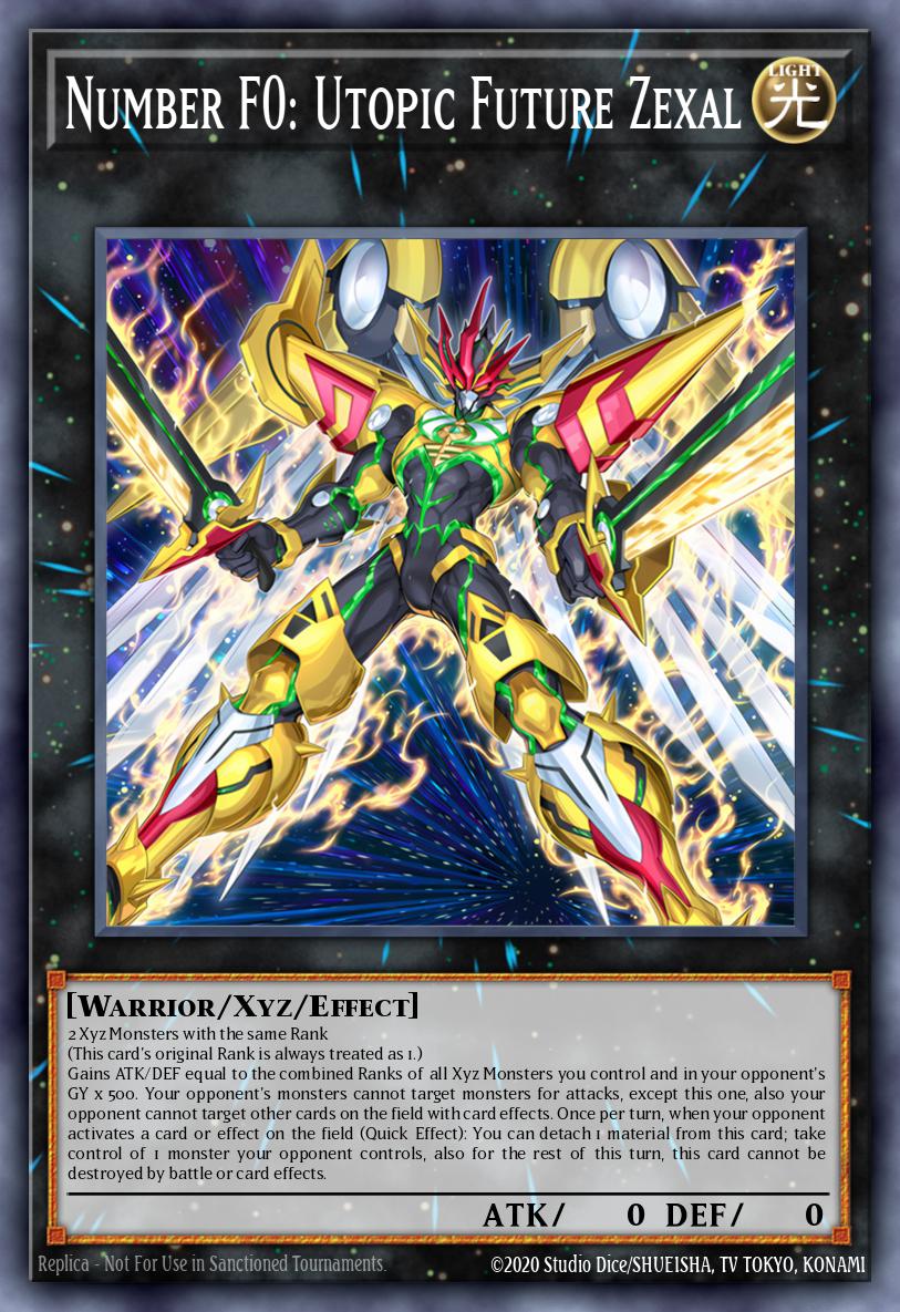 Number F0: Utopic Future Zexal Yu-Gi-Oh card
