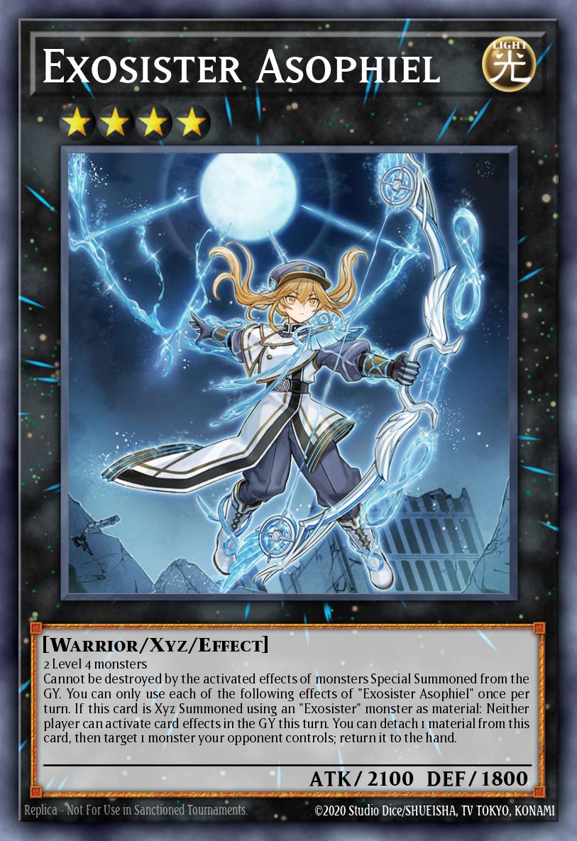 Exosister Asophiel Yu-Gi-Oh card