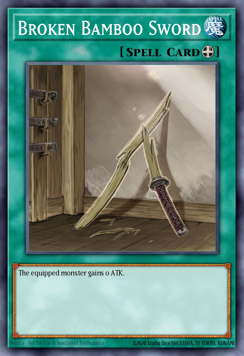 Broken Bamboo Sword Yu-Gi-Oh card
