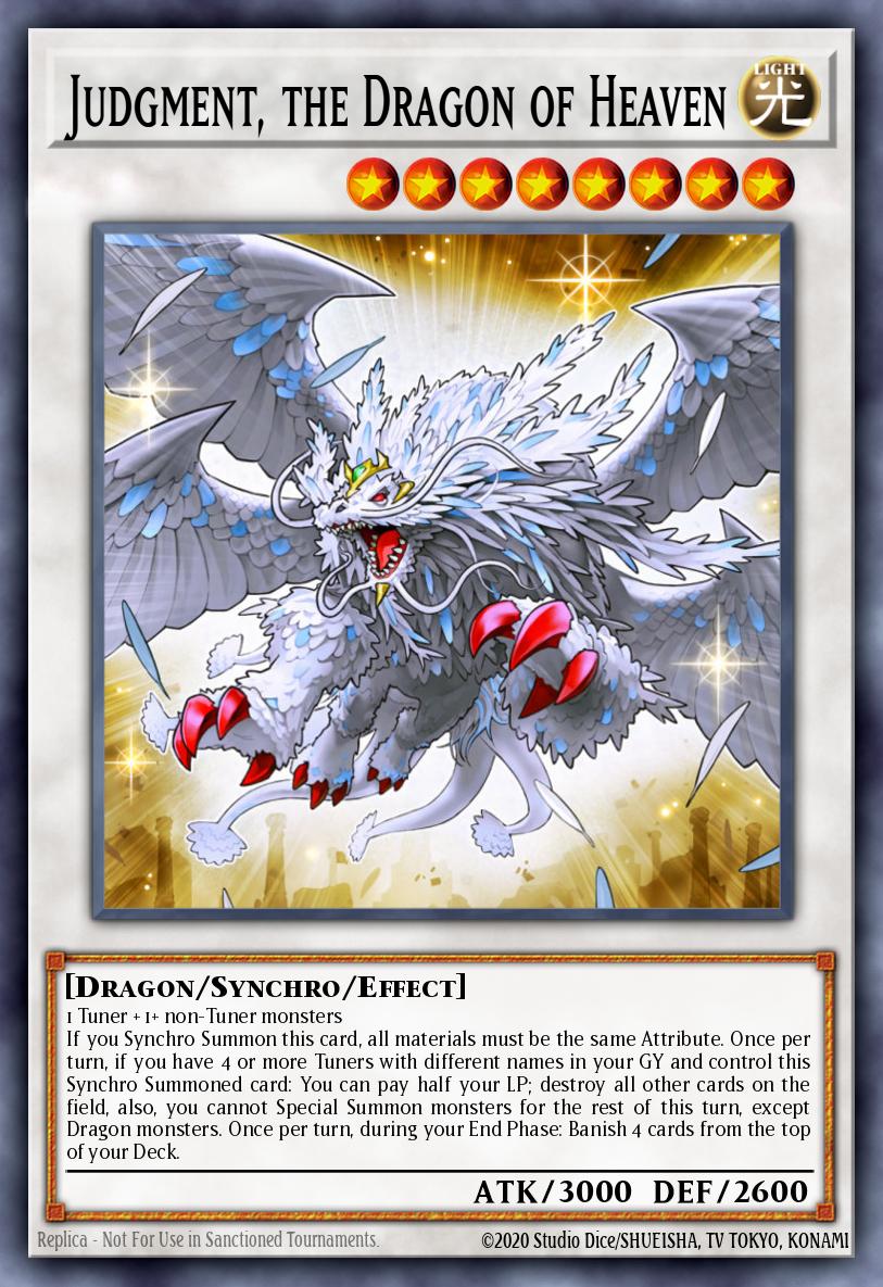 Judgment, the Dragon of Heaven Yu-Gi-Oh card
