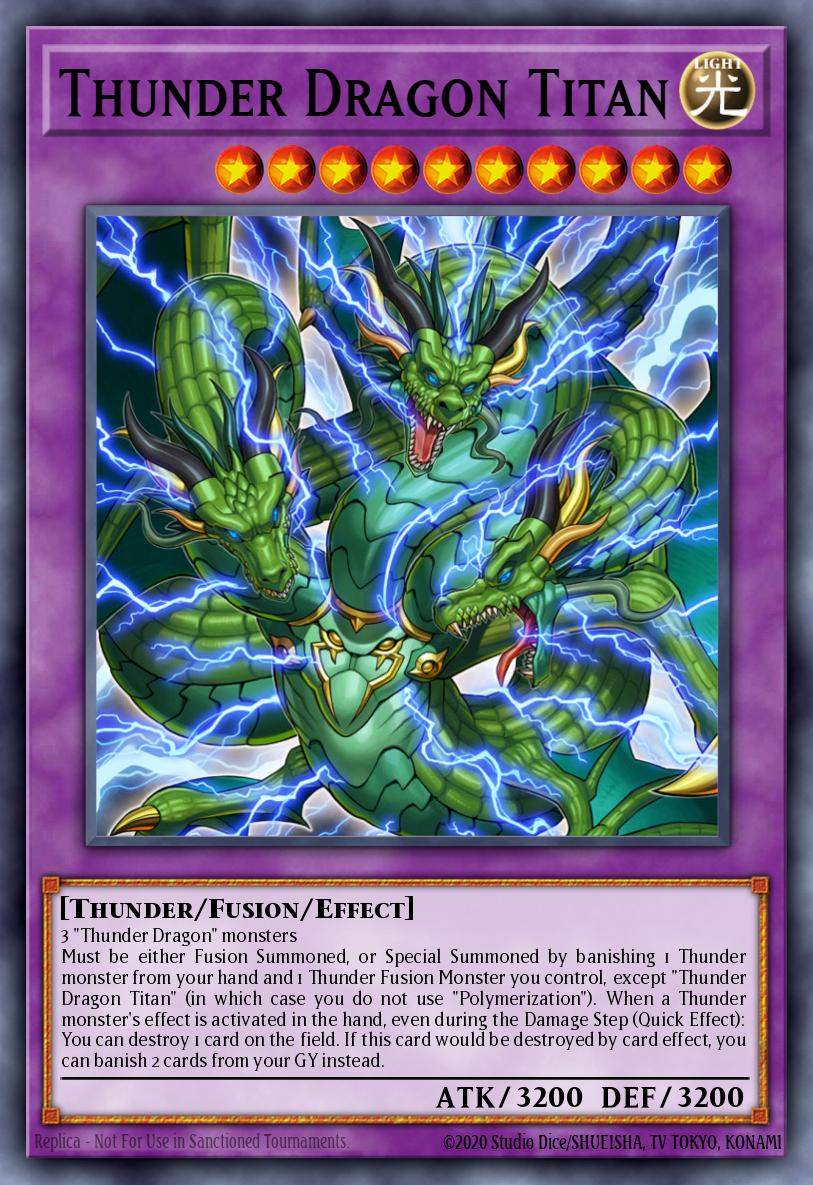 Thunder Dragon Titan Yu-Gi-Oh card