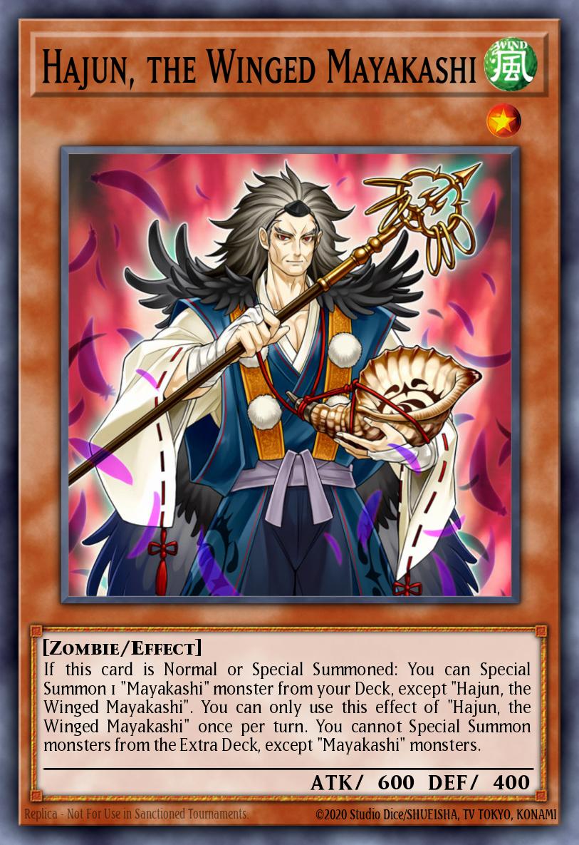 Hajun, the Winged Mayakashi Yu-Gi-Oh card