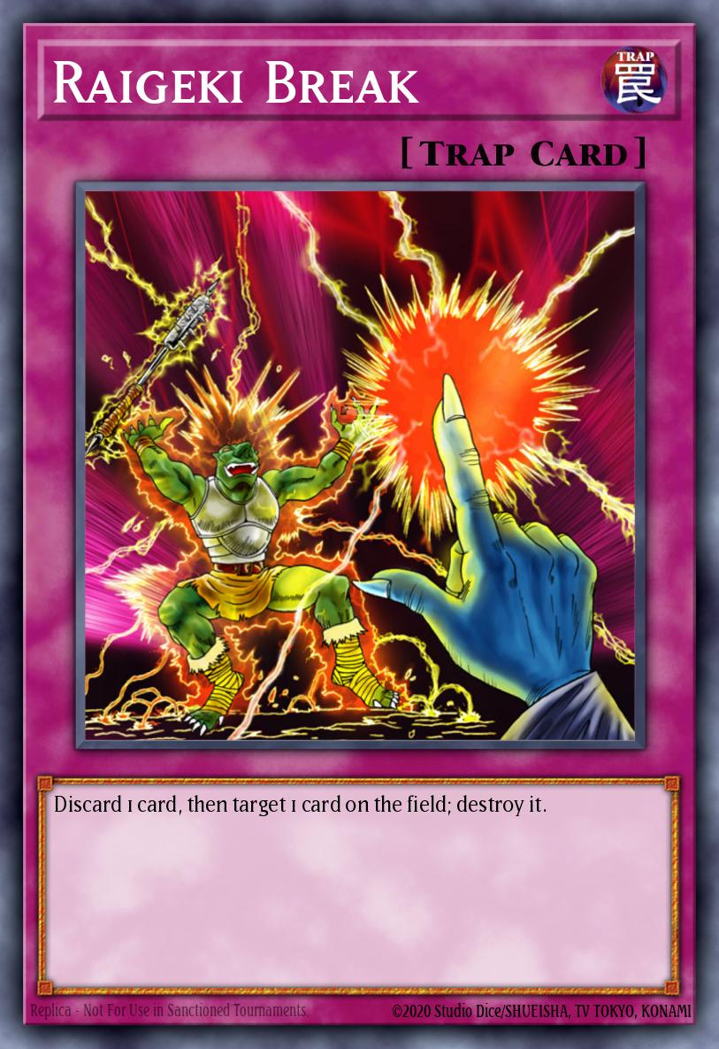Raigeki Break Yu-Gi-Oh card
