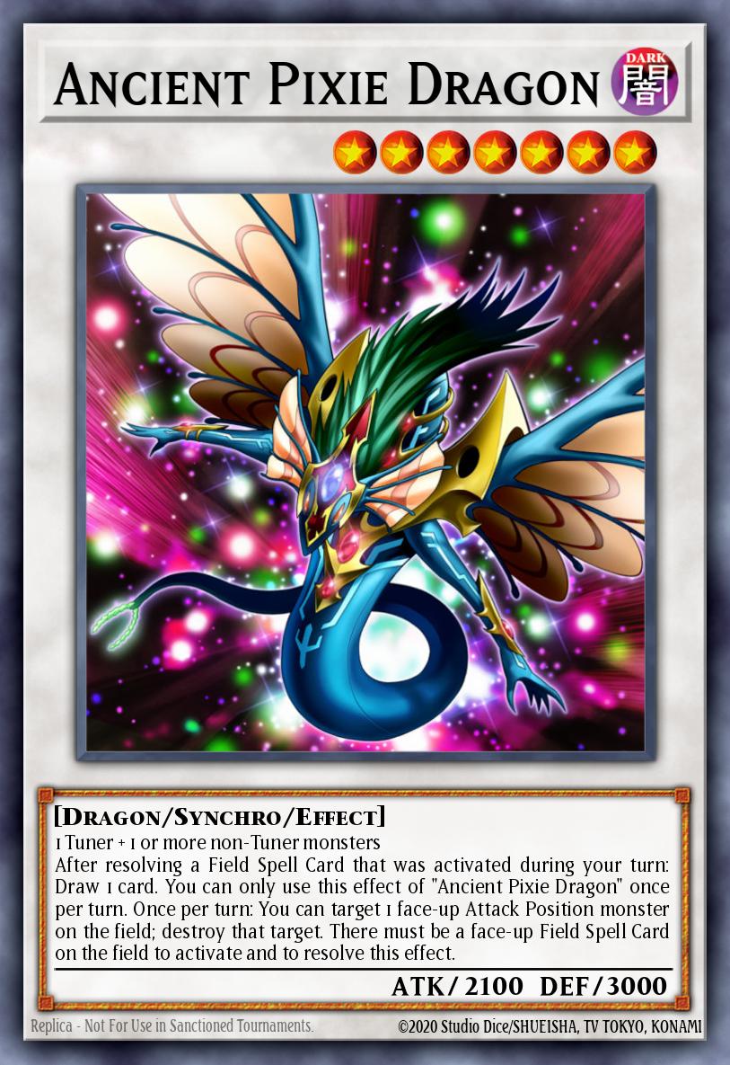 Ancient Pixie Dragon Yu-Gi-Oh card